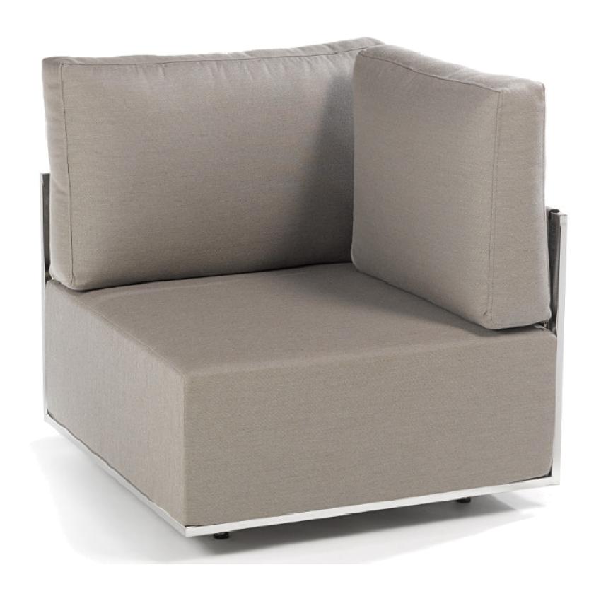 SUITE -Модуль дивана для отдыха CORNER из нержавеющей стали на выбор различные варианты обивки
 от  fischer