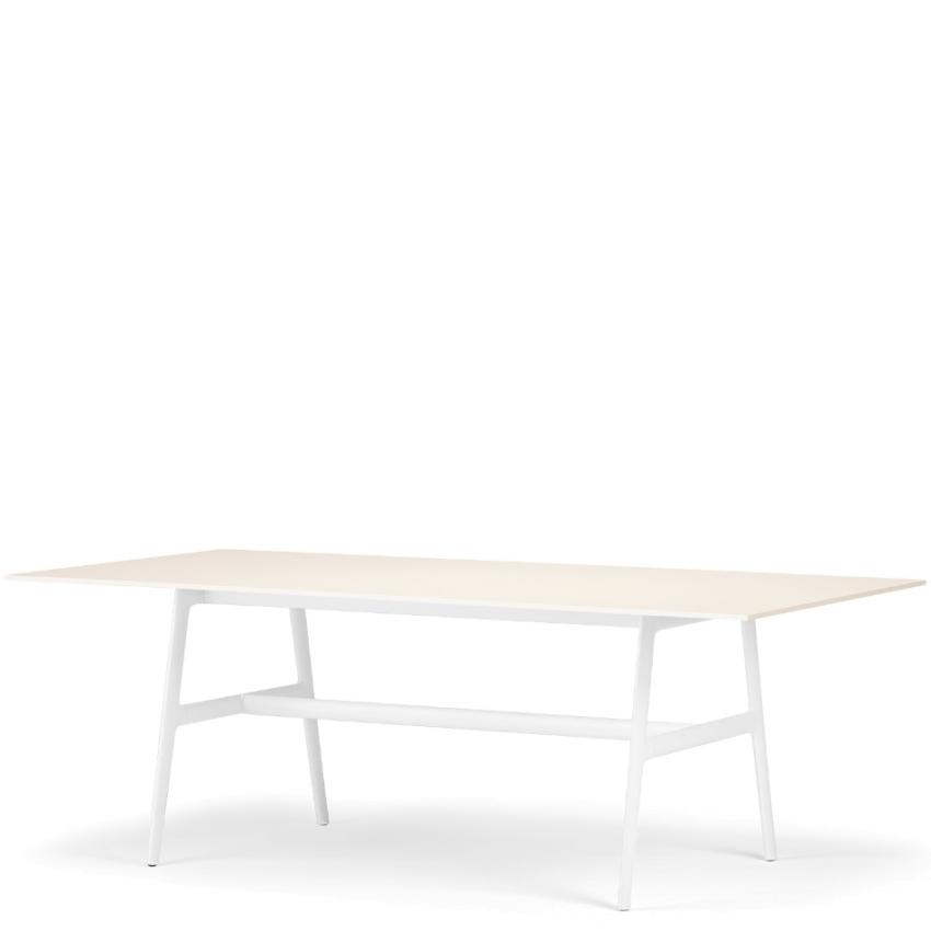 SEAX -Садовый стол / обеденный стол 100 × 220 см, белая рама, столешница из белого минерального композита
 от  dedon