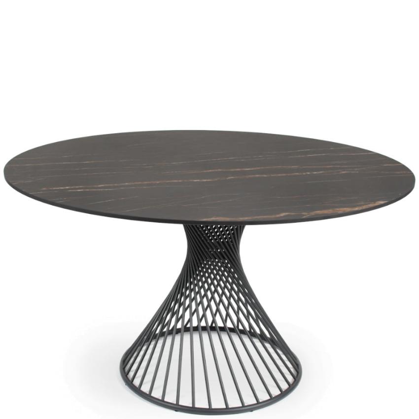 CLARIS -Садовый столик круглый Ø132см, тарелки и рамы разных цветов
 от  fischer möbel