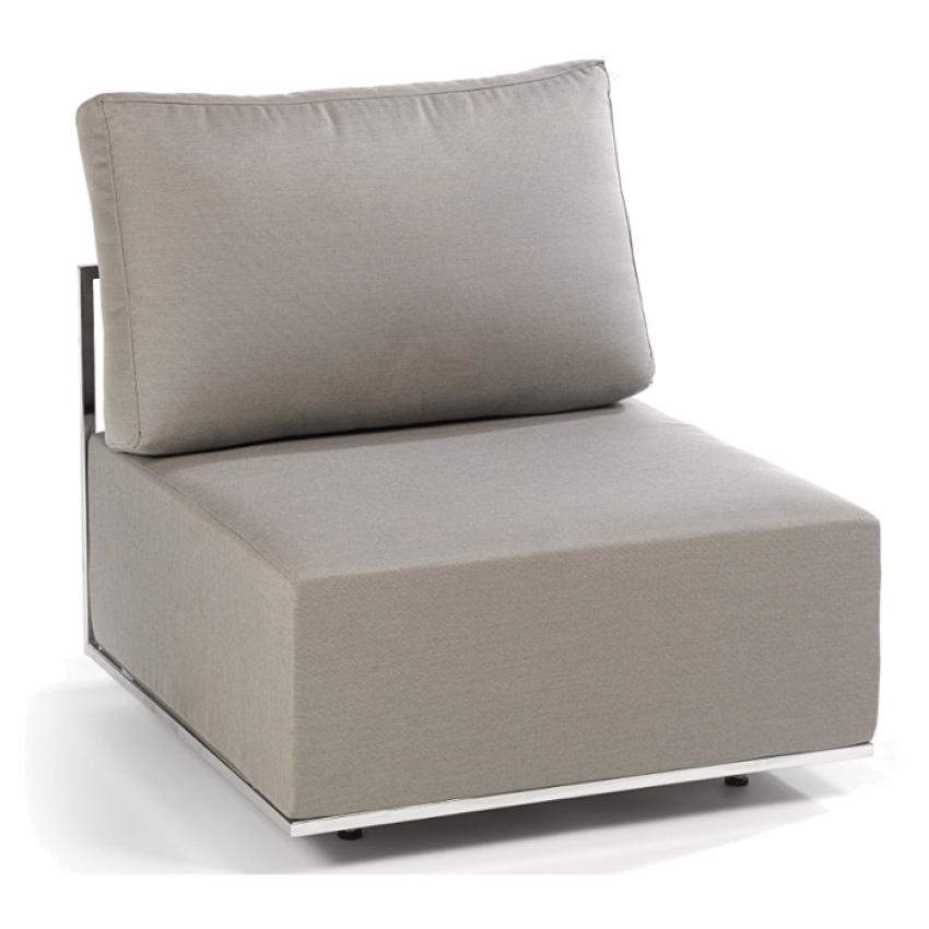 SUITE -Модуль дивана для отдыха MITTE из нержавеющей стали можно выбрать различные чехлы
 от  fischer