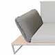 FLORA -Элемент Lounge, низкий боковой упор, можно выбрать различные тканевые чехлы
 от  fischer möbel