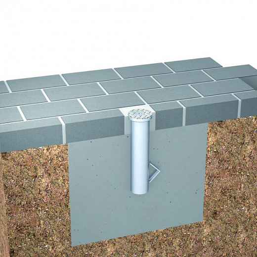 Zubehör MEZZO / DACAPO / FILIUS -Анкерная втулка для установки в бетон
 от  may schirmsysteme