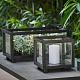 LIGHTBOX -Фонарь / ящик для растений 23 × 23 × H22см, алюминий и стекло, серый лава
 от  cane-line
