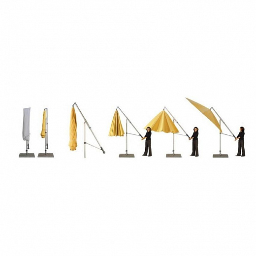 MEZZO -Консольный зонт / консольный зонт, прямоугольный 210 ​​× 300см от  may schirmsysteme