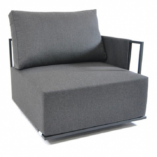 SUITE -Модуль дивана для отдыха СЛЕВА, нержавеющая сталь, различные варианты обивки.
 от  fischer