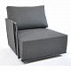 SUITE -Модуль дивана для отдыха ПРАВАЯ нержавеющая сталь различные варианты обивки
 от  fischer