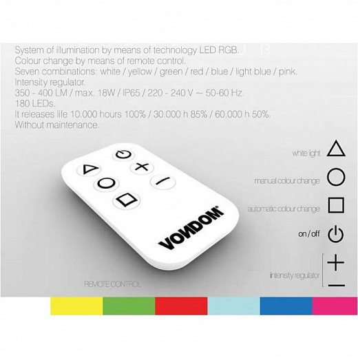 VONDOM FAZ -Угловой модуль для гостиной, светодиодная RGB-подсветка, 90 °
 от  diverse ausführungen