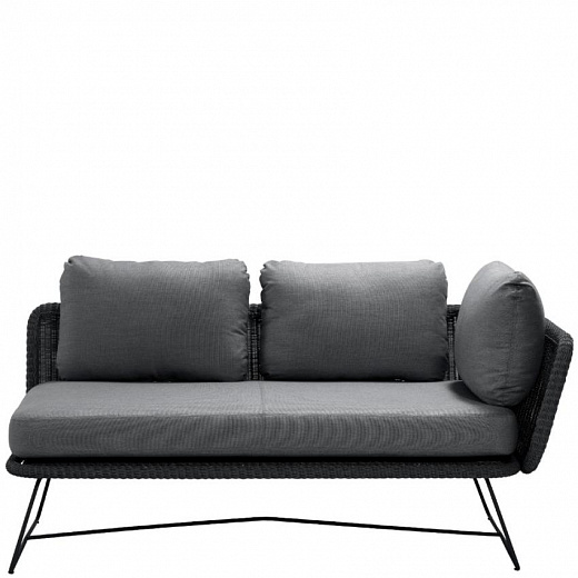 HORIZON -2-х местный модульный диван ЛЕВЫЙ цвет черный
 от  cane-line