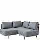 MOMENTS -Модуль для отдыха 2-местный подлокотник дивана ПРАВЫЙ с комплектом подушек AirTouch® серый
 от  cane-line