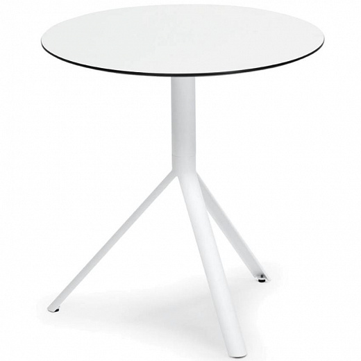 TRIO -Складной стол для бистро Ø70, рамы разных цветов и столешницы
 от  weishäupl
