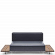 WALRUS -Модуль для отдыха OUTDOOR со встроенными боковыми столиками, ширина сиденья 110 см, 3 цвета покрытия на выбор
 от  extremis