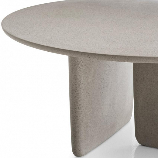 TOBI-ISHI OUTDOOR -Садовый стол Ø162см серый цемент
 от  b&b italia