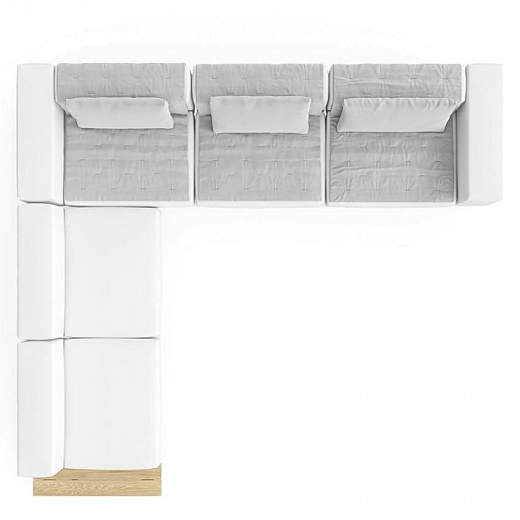 WALRUS -Модуль для отдыха OUTDOOR Элемент дивана со встроенным боковым столиком, ширина сиденья 80 см СЛЕВА И СПРАВА 3 цвета покрытия на выбор
 от  extremis