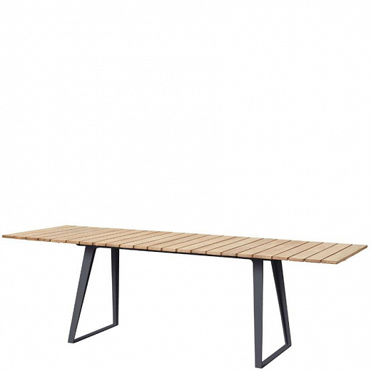 COPENHAGEN -Садовый раздвижной стол 160/243 × 84см лава серый / тик
 от  cane-line