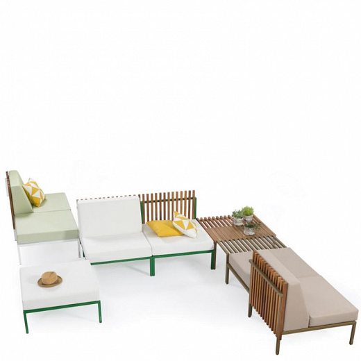 SUTRA -Модуль для отдыха, журнальный столик, раздвижной, разные цвета
 от  ego paris