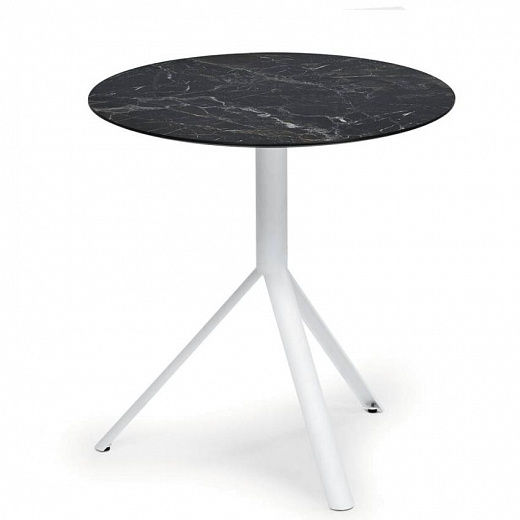 TRIO -Складной стол для бистро Ø70, рамы разных цветов и столешницы
 от  weishäupl