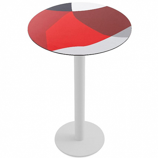 ABSTRAKT MONA -Уличный высокий стол / барный стол T2 / Ø70см различных цветов от  diabla by gandia blasco