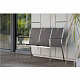 CARDIFF -Садовая скамейка / штабелируемая скамейка, нержавеющая сталь, текстильное покрытие, серебристо-серый
 от  stern