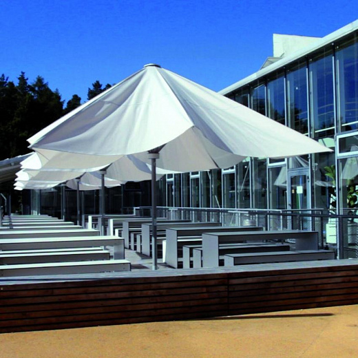 SCHATTELLO -Зонт от солнца 250 × 500 см, 6 частей, 12,5 м²
 от  may schirmsysteme