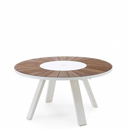 PANTAGRUEL tisch -Садовый стол / обеденный стол Ø146 рама доступна в горячем цинковании, белом, земляно-коричневом или черном цвете.
 от  extremis