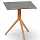TRIO -Складной стол для бистро 70 × 70, разные цвета рамы и столешницы
 от  weishäupl
