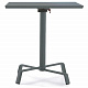 ELICA & TONIK -Складной столик для бистро, серый металлик, различные варианты столешницы
 от  fast