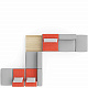WALRUS -Мебель для отдыха OUTDOOR Угловой элемент ширина сиденья 80 см ЛЕВОЕ и ПРАВО 3 цвета покрытия на выбор
 от  extremis