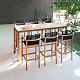 XQI -Барный стол / высокий стол 200 × 70см тик
 от  royal botania