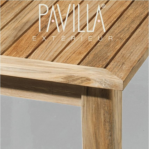 NOXO -Раздвижной садовый стол 200-300см рама из тика Тиковая столешница 2x50см раздвижные створки
 от  pavilla