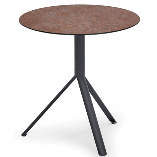 TRIO -Складной стол для бистро Ø60, рамы разных цветов и столешницы
 от  weishäupl