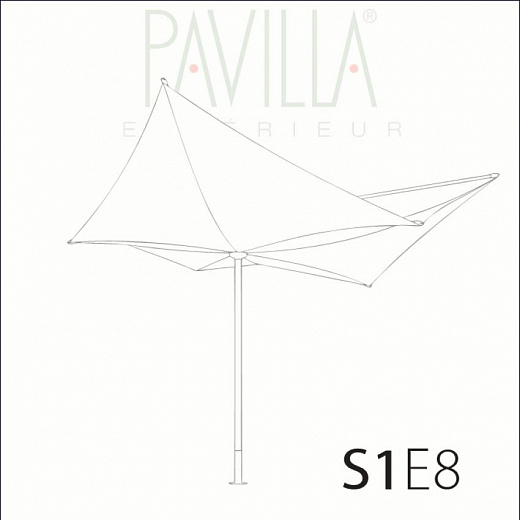 S1-E8-400 -Телескопический зонт / консольный зонт
 от  structurelab